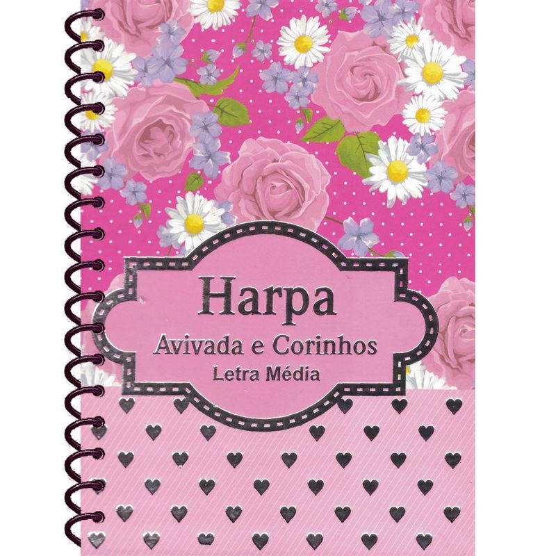 Harpa-Avivada-e-Corinhos-Letra-Media-Espiral-Pink