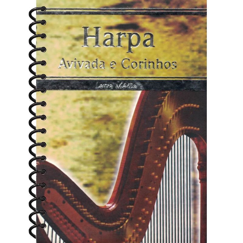 Harpa-Avivada-e-Corinhos-Letra-Media-Espiral-Amarela