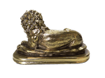 Estatua-Leao-e-Ovelha-Dourado