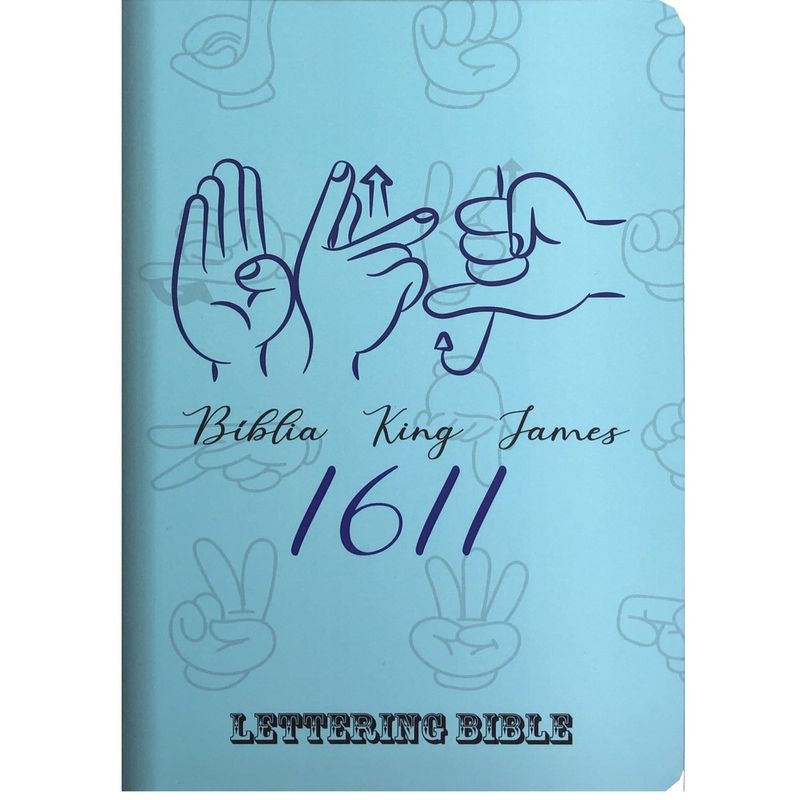 Biblia-King-James-1611-Sinais---Lettering-Bible