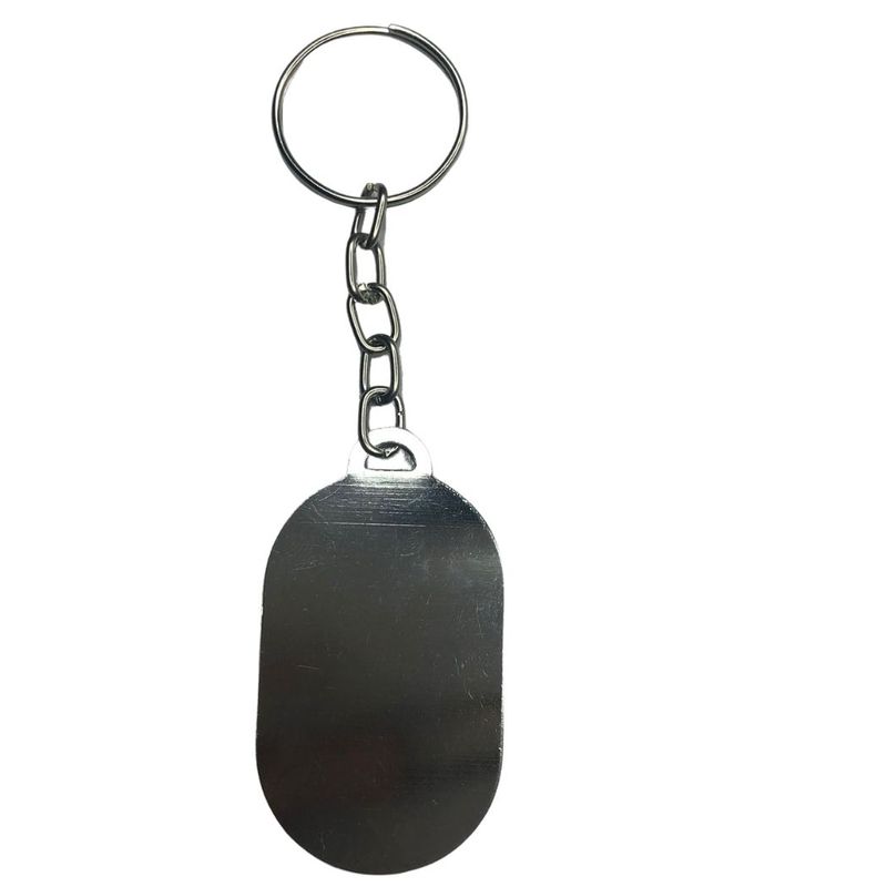 Chaveiro-Metal-Oval-Vertical---Personalizado-com-Nome