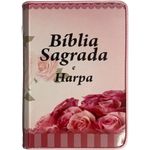 Biblia-e-Harpa-Pentecostal---Letra-HiperGigante-Plus---com-Ziper-Rosa