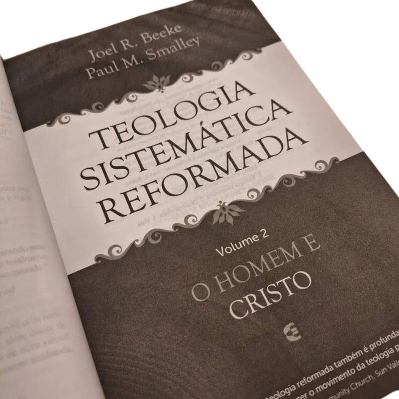 Teologia Sistemática Reformada Vol 2 | Livraria 100% Cristão - 100% Cristão